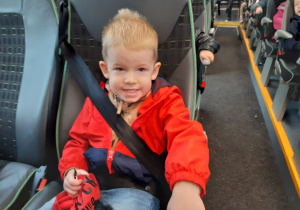 Franio w autobusie