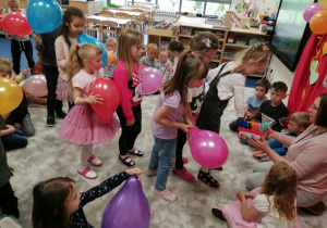 kolorowanie baloników