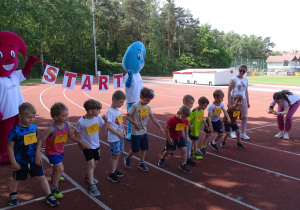 start chłopców z Biedronek