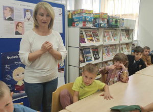 Wycieczka do Gminnej biblioteki Publicznej w Kleszczowie.