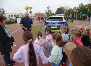 Spotkanie z Policjantem - Sówki, Motyle, Biedronki, Pszczółki.