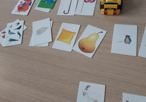Pary rymów zdobyte w grze Piotruś Logopedyczny