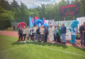 wspólne zdjęcie pracowników z przedszkola w Łuszczanowicach