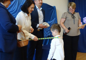 Pasowanie Wojtka na przedszkolaka