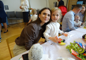 Bianka z mamą