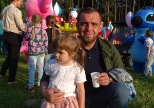 Zdjęcie z tatą