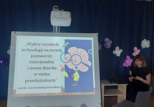 Prezentacja o wpływie wysokich technologii na Magicznej ścianie