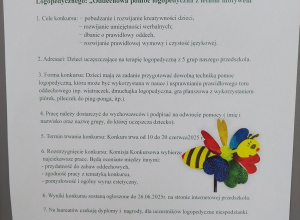 Konkurs logopedyczny na pomoc oddechową z letnim motywem