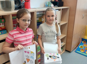 Biedronki po zabawie słuchowej