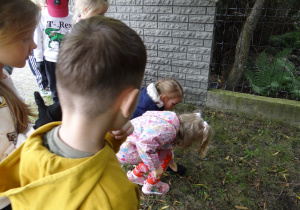 13 Dzieci podczas akcji Sprzątanie Świata