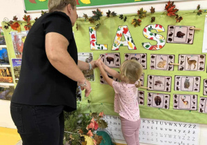 Zabawy - szukanie zwierząt leśnych