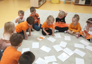 Memory dyniowe- zabawa dywanowa