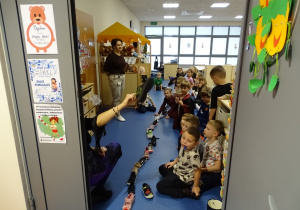 but Wojtusia przekroczył salę