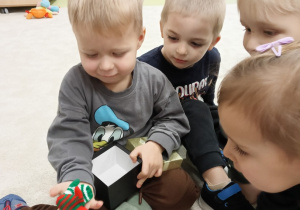 Mini rękawiczki Mikołaja