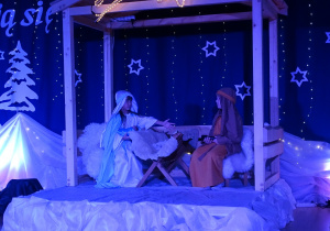 Scena w stajence, narodziny Jezuska