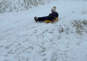 Zjazd na sankach z górki