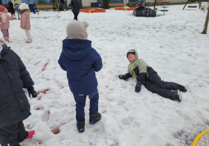 Zabawy na śniegu
