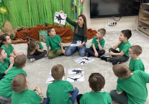 Utrwalenie wiedzy na temat wybranych dinozaurów.