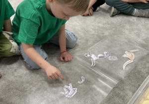 Zabawa w paleontologów.