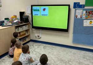 Wiosenne słownictwo na tablecie