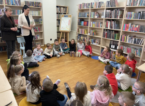 Wizyta w Gminnej Bibliotece Publicznej w Kleszczowie