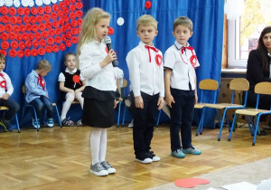 Dzieci mówią wiersze o wolnej Polsce