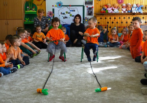 Dzieci podczas konkurencji